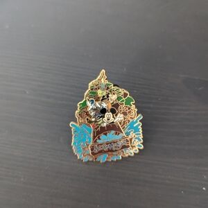 Retired Disney Splash Mountain, Mickey, Donald, Goofy & Pluto Slider Pin, 2002